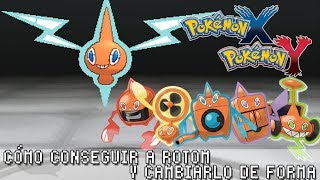 Pokémon X  Y ۩ Cómo conseguir a Rotom y cambiarlo de forma [upl. by Phillada]