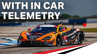 Sebring Hot Lap in the McLaren GT3 EVO Narrated by James Hinchcliffe  IMSA WeatherTech Championship [upl. by Oguh]