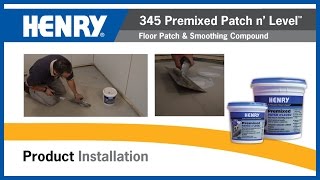 HENRY® 345 Premixed Patch n’ Level [upl. by Ermin]