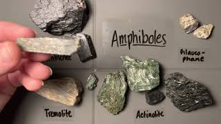 Mineral Identification  Amphiboles [upl. by Anala]