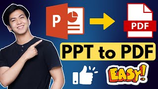 How to Convert PowerPoint to PDF  Convert PPT to PDF [upl. by Eiliak]