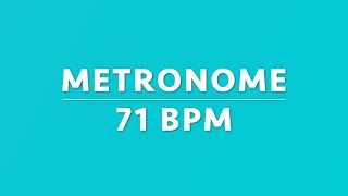 71 BPM  moonlight metronome [upl. by Noled40]