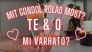 ❤️ MIT GONDOL RÓLAD MOST 👀 tarot a kiszemelted gondolatairól ❤️ Gondole rád Mi történik 👀❤️ [upl. by Ring945]