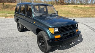 1996 Toyota Land Cruiser Prado KZJ78  TURBO DIESEL 4WD  JDM WALK AROUND [upl. by Kristofer]