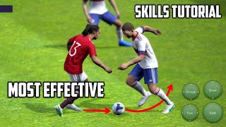 5 Most Effective Skills Tutorial  Pes 2021 Mobile Classic Control [upl. by Names605]