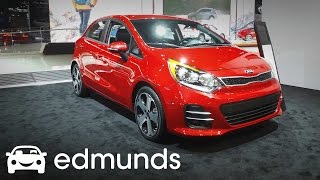 2017 Kia Rio Review  Features Rundown  Edmunds [upl. by Aciretnahs]