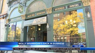 Molly Brannigans welcomes guests back inside facility [upl. by Selfridge305]