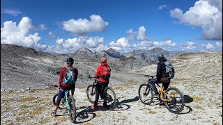 Mountain biking at Piz Ubrail trail Stelvio Pass [upl. by Cirad]