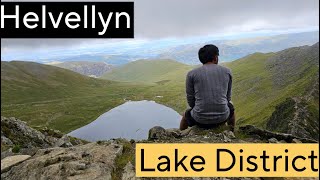 Helvellyn via Striding Edge  The Lake District UK 4k  Indian in UK  Travel Vlog  England UK [upl. by Akehsay985]