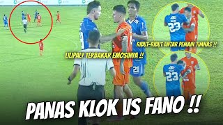 Klok vs Fano Lilipaly Emosinya Meledak di Tempel Ketat Klok  15 Momen Emosi Antar Pemain di Liga 1 [upl. by Luoar]