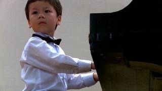 3year Old Piano Prodigy Richard Hoffmann [upl. by Eidnalem920]