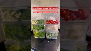 HAYAT KURTARAN HAFTALIK SEBZE HAZIRLIĞI diet healthy cooking viralvideo shorts new trending [upl. by Agee541]