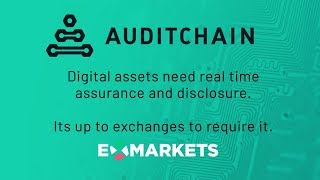 Auditchain IEO на ExMarkets [upl. by Ellicec]