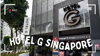 HOTEL G SINGAPORE  Bencoolen st  Quick Room Tour and Guide to Bugis St [upl. by Marcoux870]