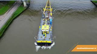 HEBO lift 6 op het Amsterdam Rijnkanaal  Binnenvaart [upl. by Germin339]