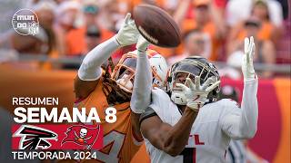 Atlanta Falcons vs Tampa Bay Buccaneers  Resumen NFL en español  Semana 8  NFL Highlights 2024 [upl. by Rossing]