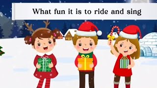 Jingle Bells Christmas Song Nursery Rhymeskidslearning [upl. by Huckaby196]