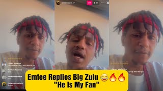 Emtee Replies Big Zulu Live On Instagram [upl. by Horgan]