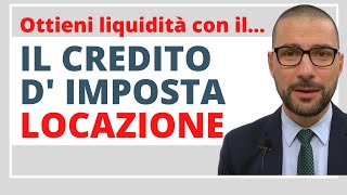 Credito dimposta locazione Bonus affitto 2020 [upl. by Nivrad]