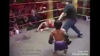 dwarf vs midget best kickboxing k1 fight ko knock out [upl. by Vite831]