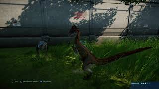 Jurassic World Evolution Dracorex vs Deinonychus Base Genome [upl. by Mccutcheon]