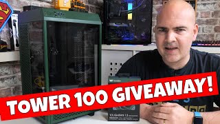 Thermaltake Tower 100 Racing Green ITX PC Case UK Giveaway NOW ENDED [upl. by Thorn]