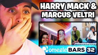 THIS IS ACTUALLY INSANE  Harry Mack Omegle Bars 32 ft Marcus Veltri REACTION [upl. by Newmann]