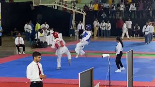 Lalhmingsanga Red Vs National Junior Taekwondo Championship 2024 Aurangabad [upl. by Herrington]