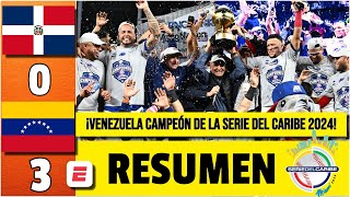 ¡VENEZUELA CAMPEÓN DE SERIE DEL CARIBE al dejar en blanco a República Dominicana  Serie del Caribe [upl. by Warrenne]