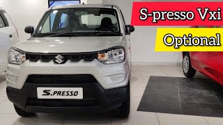 2022 S presso Vxi O Detailed Review in Hindi  Interior Exterior Price amp All [upl. by Beaner]