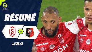 STADE DE REIMS  STADE RENNAIS FC 2  1  Résumé  SdR  SRFC  20232024 [upl. by Dorahs]