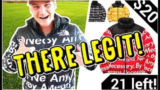 BUYING REAL 3000 RARE SUPREME JACKETS OFF INSTAGRAM ADS ARE THEY LEGIT [upl. by Ecnaralc]