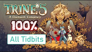 Trine 5 Walkthrough  All Tidbit Locations [upl. by Sitrik]