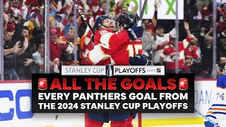 EVERY GOAL from the Panthers’ 2024 Stanley Cup run [upl. by Lipcombe]