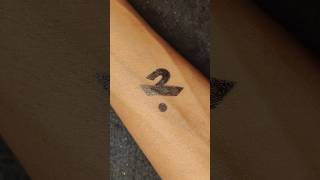 HOW TO MAKE A R NAME TATTOO SIMPLE ideatattoo tattooideas art tattooartist art shorts [upl. by Seaman]