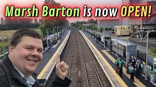 The NEW Marsh Barton Station  Devons newest Station [upl. by Atikihs]