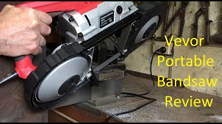 Portable Metal Cutting Bandsaw Review  Vevor [upl. by Eugeniusz408]