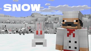 Can You Beat Minecraft in Only a Snowy Slopes Biome [upl. by Enimsaj]