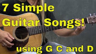 7 Easy Songs With 3 Guitar Chords  Steve Stine  GuitarZoomcom [upl. by Inoj]