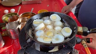 EGG CHILLY DRY  SPICY amp TASTY  INDIAN STREET FOOD   RS 80 [upl. by Mezoff]