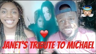 Janets tribute to Michael HD REACTION [upl. by Yreffeg]