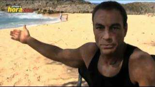 Van Damme message interview  Welcome to the Jungle 2014  Comedy movie [upl. by Eenrahc]