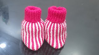 baby booties 6 to 12 months Full video woollen winters [upl. by Jerroll]