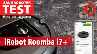 iRobot Roomba i7  Test der Saugleistung Türschwellen usw  Saugroboter Test [upl. by Suehtomit]