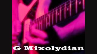 G Mixolydian Backing Track  Groovin on Mode 5 [upl. by Kolivas]