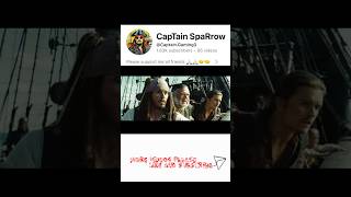 1Power of CAPTAIN SPARROW ❤️❤️youtubeshortspiratesofthecaribbean sparrowjacksparrowjhonnydepp [upl. by Ainorev]