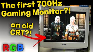 Can we Reach 700Hz by Overclocking this Old CRT Monitor [upl. by Nyrhtac]