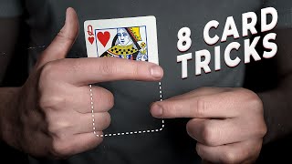 8 SIMPLE Card Tricks Anyone Can Do  Revealed [upl. by Anirrok]