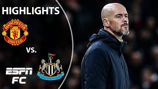 Manchester United vs Newcastle  Carabao Cup Highlights  ESPN FC [upl. by Omari952]