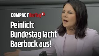 Peinlich Bundestag lacht Baerbock aus 💥 [upl. by Niamor]